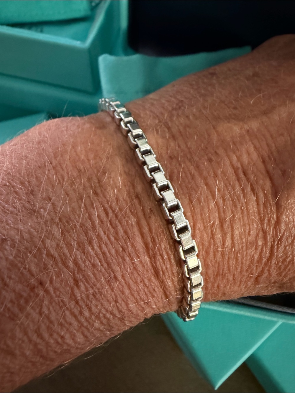 Tiffany & Co Sterling silver Venetian link bracelet